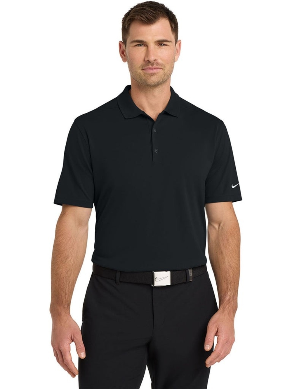 Nike Men's Black Dri-FIT Polo Shirt
